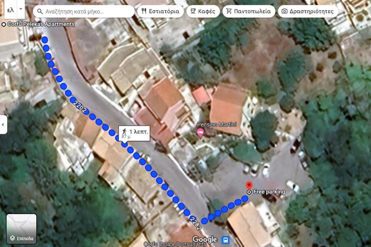 Corfu Pelekas Apartment 2 Екстериор снимка